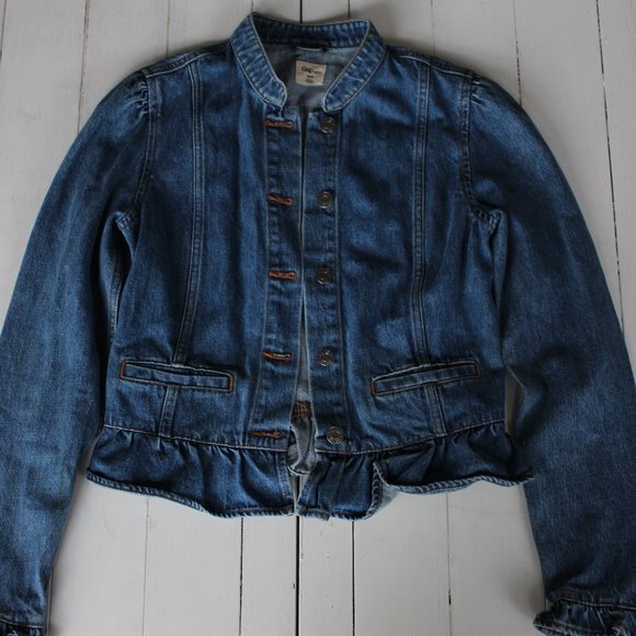 GAP Denim Peplum Jacket - Picture 3 of 7